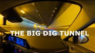 DRIVING THROUGH THE BIG DIG TUNNEL BOSTON MASSACHUSETTS 2021 [upl. by Dougy]