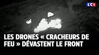 Ukraine  les drones « cracheurs de feu » dévastent le front [upl. by Colette379]