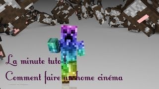 Comment faire un home cinema  Minecraft PS3 [upl. by Julienne55]