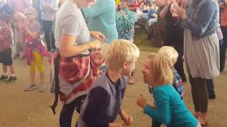 Kids dancing to the Chicken Dance [upl. by Nollahs]