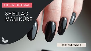 DIY Shellac Maniküre  step by step Anleitung [upl. by Walters]