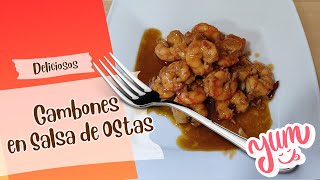 quotCómo hacer gambones en salsa de ostrasquot [upl. by Maryjane]