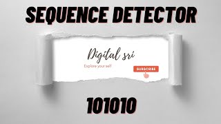 sequence detector 101010  patten detector 101010  mealy sequence detector 101010 [upl. by Anirtak]