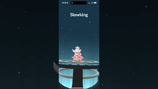 Pokemon GO  Slowpoke evolve Slowking iPhone 15 Pro Max Pokémon GO mmtopokemongo [upl. by Nilsoj]