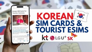 Do you need a SIMeSIM when travelling to South Korea [upl. by Idieh241]