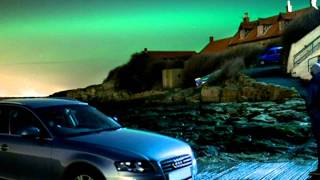 Northern Lights The Aurora Borealis visible over northern England and Scotland [upl. by Macrae]