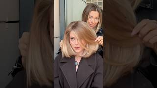 Стилист Наталья Князева 🪄 beautiful transformation hair beauty blonde hairstyle haircut [upl. by Joris542]