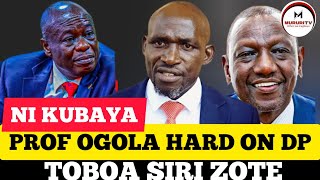 PROF OGOLA destroys Ruto over Deputy Gachagua [upl. by Arsuy]