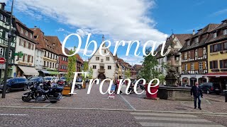 Obernai France Walking Tour 4K 60FPS [upl. by Melodie]