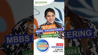 Study MBBS  ENGINEERING in Europe  GODZONE Europe Study Abroad Fest 2024 educationingermany [upl. by Nilats402]