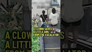 A Clown Saves A Little Girl From The Escalator [upl. by Hirasuna858]