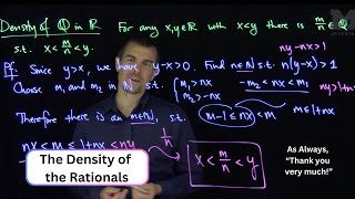 The Density of the Rational Numbers in the Real Numbers [upl. by Kandy322]