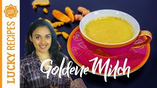 Goldene Milch Rezept  Frischer Kurkuma amp Kurkuma Paste  Ayurvedische Rezepte [upl. by Sherourd]