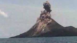 Krakatau Erupts up Close [upl. by Lleroj]