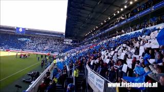 HD Opkomst en volkslied Friese derby sc Heerenveen  Cambuur 29092013 [upl. by Aruasor]