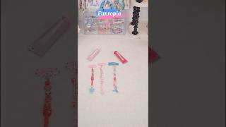 DIY beads ideas for your mini hair clip drop 💕 diybeads cutefinds [upl. by Markman]