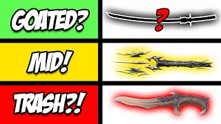 Ranking Every VALORANT KNIFE Skin 2023 Ultimate Melee Tier List [upl. by Hnah113]