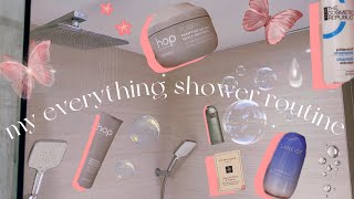 MY EVERYTHING SHOWER ROUTINE 🫧🧴 perfect antidandruff￼ essentials [upl. by Adnamal263]