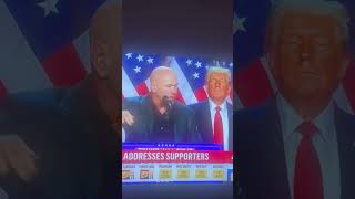 Dana White shouts out Trump and Rogan 🙌🏽🇺🇸 trump joerogan trump2024 [upl. by Nolyaw]