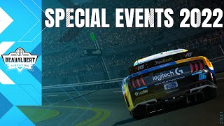 iRacing Special Event Schedule 2022 [upl. by Ahsika65]