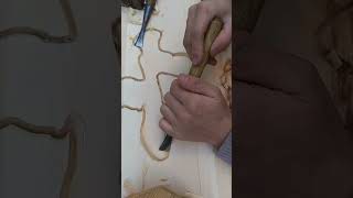 satisfying hand peeling of plywood [upl. by Adnilec251]