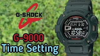 Casio GShock G9000 MUDMAN Time Setting Tutorial  SolimBD  Watch Repair Channel [upl. by Hannaj]