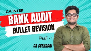 BANK AUDIT MARATHON  PART 1  CA INTER AUDIT MARATHON  TAMIL [upl. by Loise]