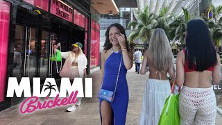 Day In Brickell City Center Miami🇺🇸 Summer in Miami [upl. by Carlynn]