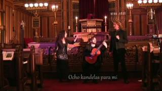 Ocho Kandelikas  Ladino song  Happy Chanukah [upl. by Aicittel434]