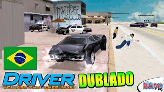 DRIVER PS1 DUBLADO em Português para PlayStation 1 [upl. by Shoifet]