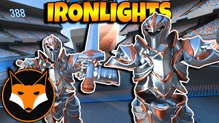 SLOW MOTION SWORD FIGHTING  Ironlights [upl. by Nwonknu139]