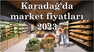 Karadağda market fiyatları 2023 [upl. by Dragde]