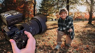 Portraits with OffCamera Flash  Godox V860ii [upl. by Anomahs653]