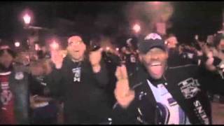 Super BowlBound Ravens Fans Celebrate Win [upl. by Libys808]