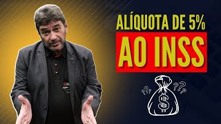 QUEM PAGA A ALÍQUOTA DE 5 DO INSS TEM DIREITO A APOSENTADORIA [upl. by Aelaza540]