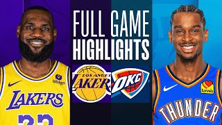 LAKERS at THUNDER  FULL GAME HIGHLIGHTS  December 23 2023 [upl. by Aivil]