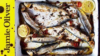 Roasted Sardines  Jamie Oliver [upl. by Merissa]