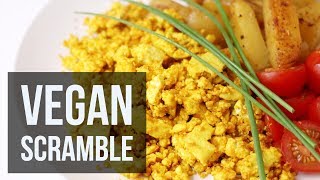 Vegan Scramble  Easy PlantBased Breakfast Recipe by Forkly [upl. by Acisse]