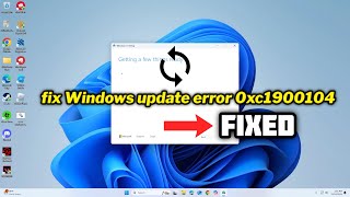 FIXED Windows update error 0xc1900104 [upl. by Dauf]