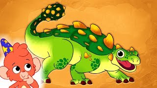 Learn Dinosaurs for Kids  Dinosaur Bones  Ankylosaurus Cartoon  Dinosaur Movie  Club Baboo [upl. by Dar]