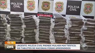 Polícia prende mulher com grande quantidade de drogas em Ribeirão Preto [upl. by Atalanta]