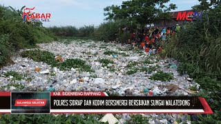 SAMPAH PLASTIK PENUHI ALIRAN SUNGAI WALATEDONG SIDRAP [upl. by Ynohtnaluap559]