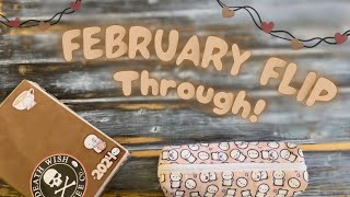 February Flip Through  A5 Common Planner [upl. by Esiuol82]