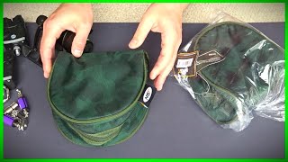 NGT Carp Fishing Woodbury Camo Padded Reel Case tackle review [upl. by Pratte]