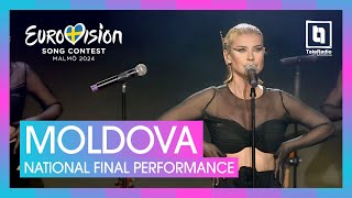 Natalia Barbu  In The Middle  Moldova 🇲🇩  National Final Performance  Eurovision 2024 [upl. by Yleik]