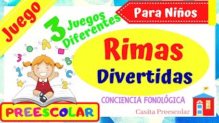 RIMAS DIVERTIDAS Para Niños Aprendeencasa [upl. by Ordnael]