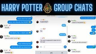 Harry Potter Group Chats ⚡ Harry Potter TikTok Compilation [upl. by Ellek]