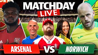 Arsenal vs Norwich  Match Day Live [upl. by Enaasiali]