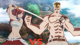 Erza VS Laxus Fairy Tail 100 Year Quest Episode 13 [upl. by Mya]