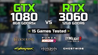 GTX 1080 vs RTX 3060  Test In 15 Games [upl. by Ahswat114]